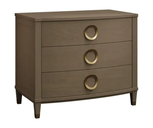 Claire 3 Drawer Nightstand