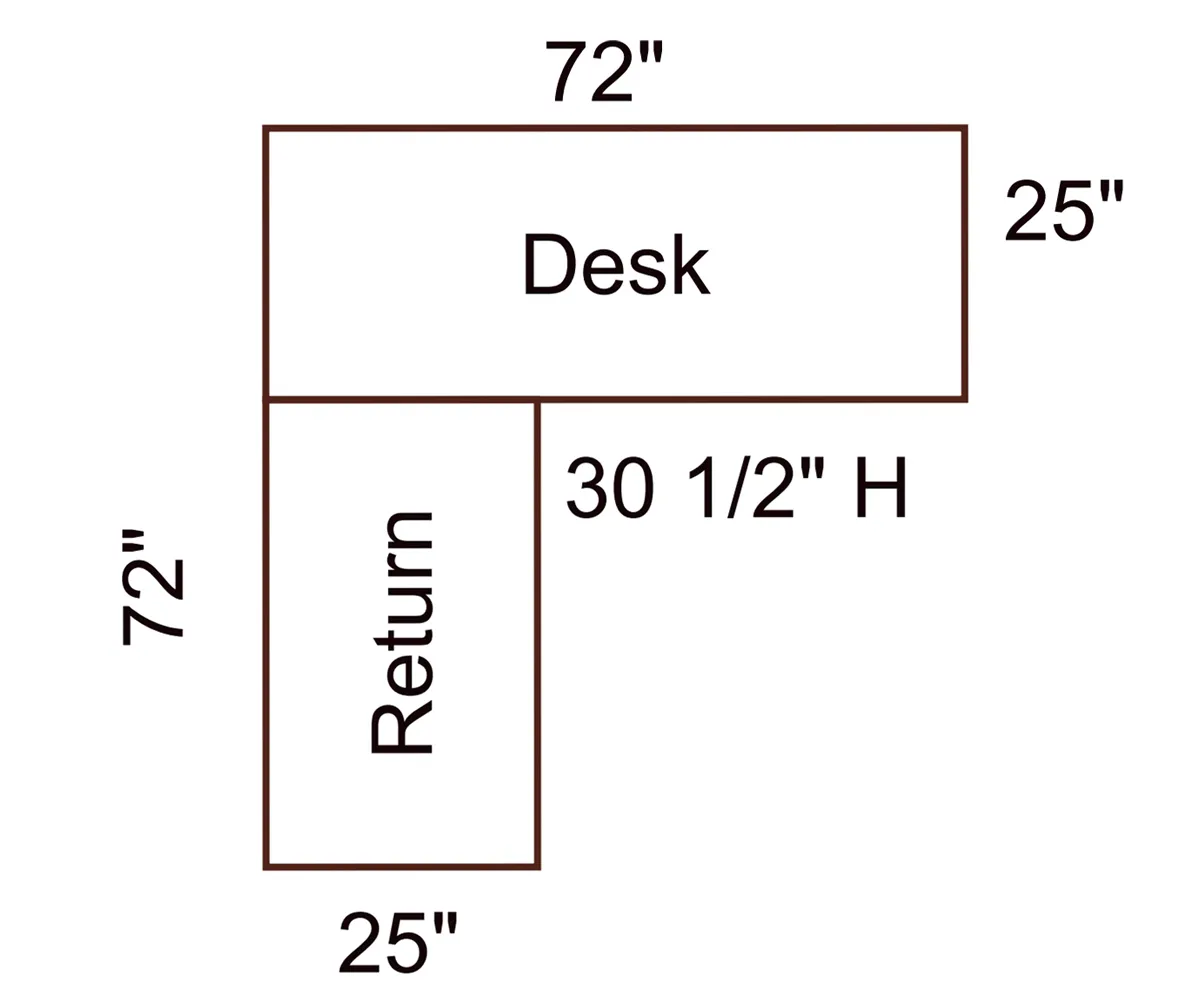 Arlington L-Desk With Hutch - Image 5