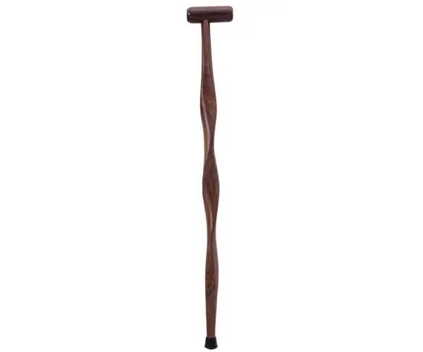Twisted Walnut Cane with Handle