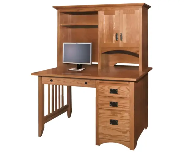 Mission Regular Desk and Hutch