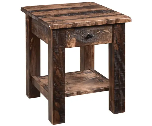 Barn Floor End Table