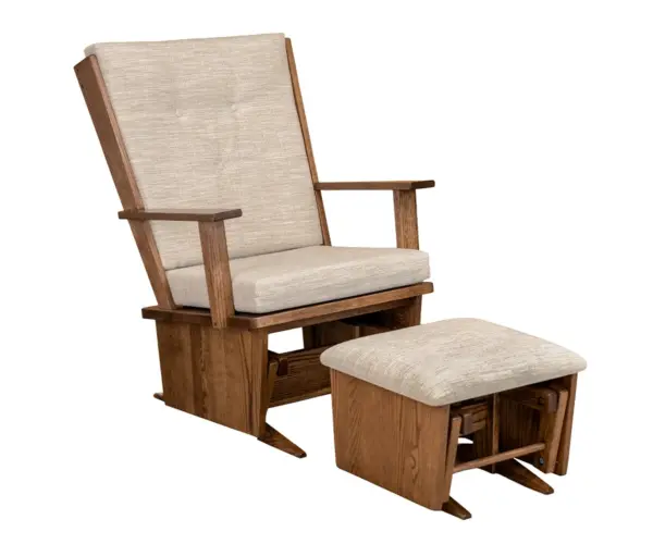 Redwing Glider and Ottoman