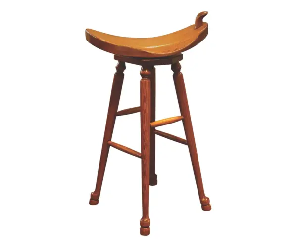 24" Swivel Western Saddle bar Stool
