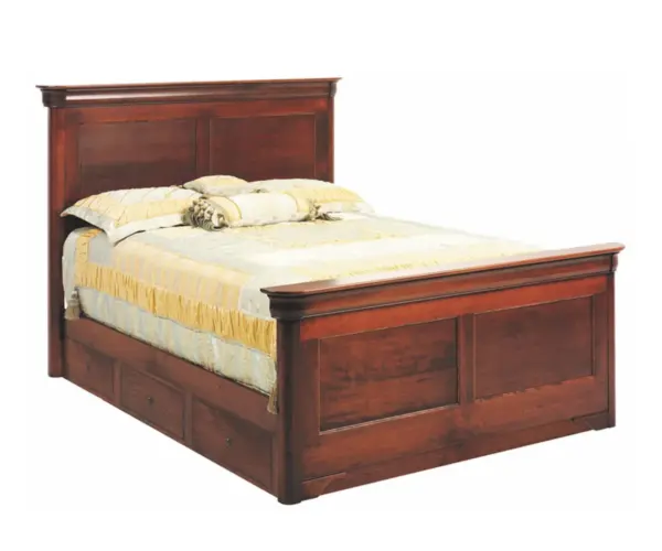 Versailles Panel Bed With Drawer Units