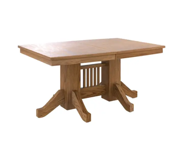 Shaker Double Pedestal Table