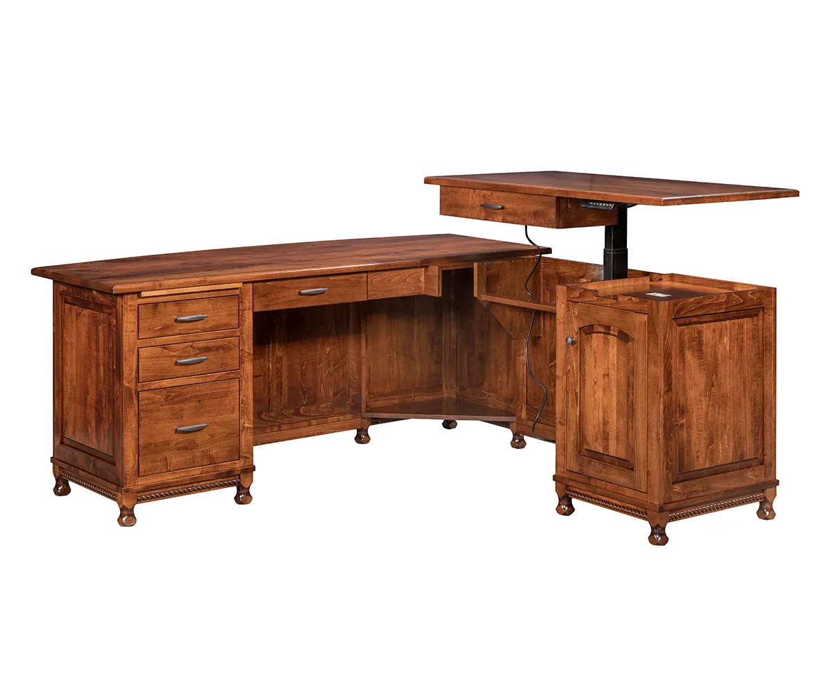 Henry Stephens L Corner Desk With Lift