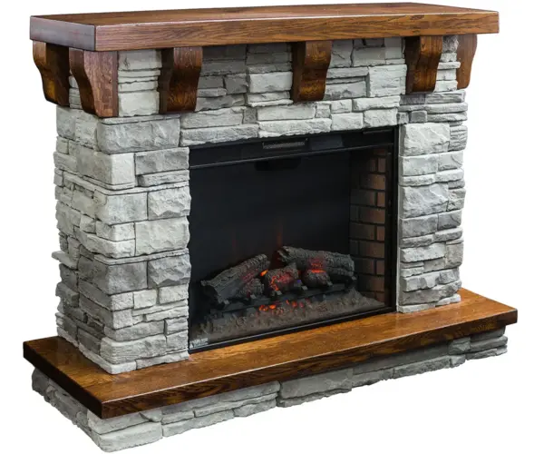 Rock Ledge Fireplace