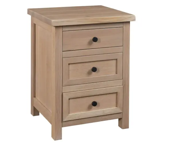Chloe 3 Drawer Night Stand