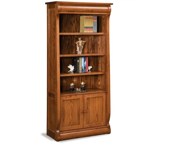 Old Classic Sleigh Bookcase - 78"H
