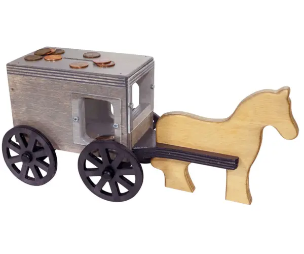 Horse and Buggy Coin Bank