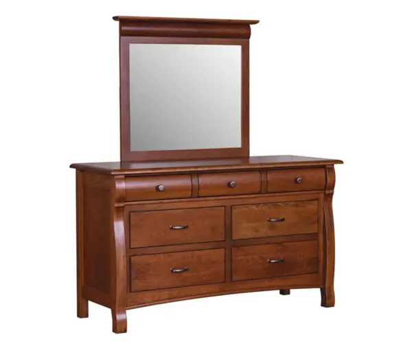 Castlebury 7 Drawer Dresser With Mirror