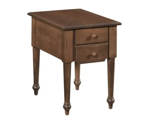 Magnolia Rectangle End Table With Stacked Drawers