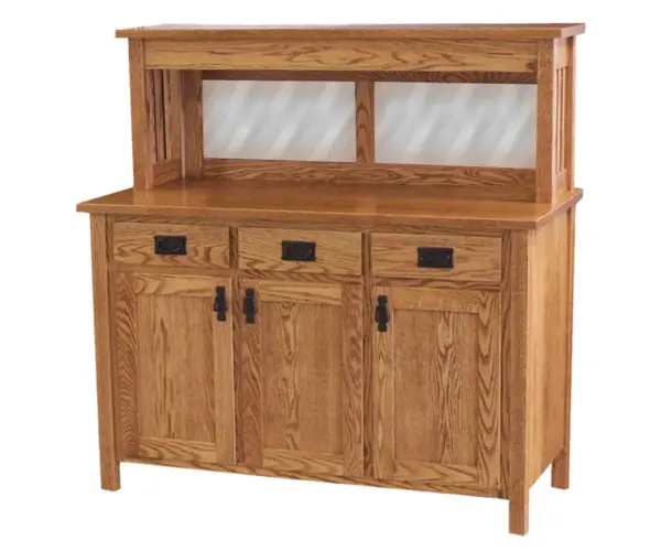 Classic Mission Buffet with Drawers