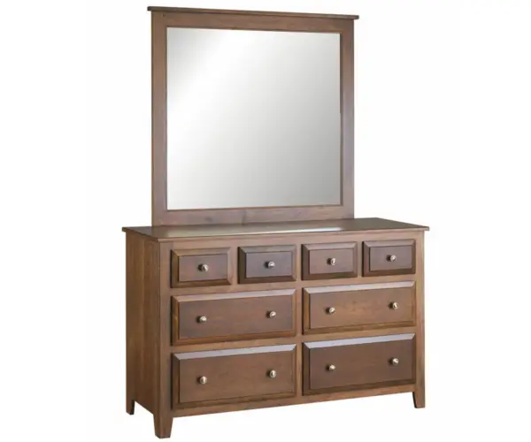 Traditional Dresser with Mirror