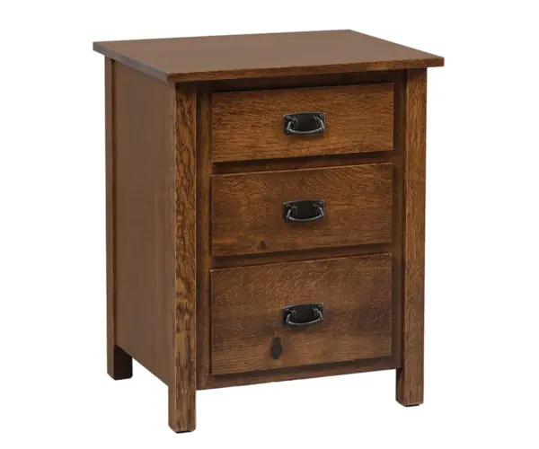 Elkins Three Drawer Nightstand