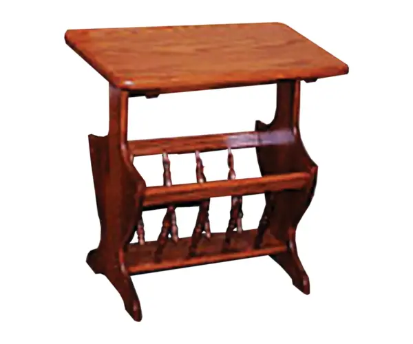 Magazine Rack End Table