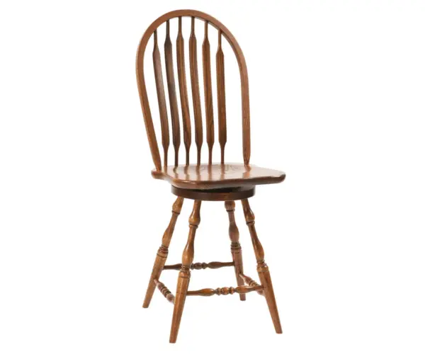Bent Paddle Swivel Barstool