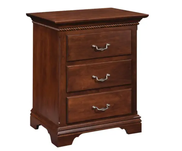 Hampton 3 Drawer Nightstand