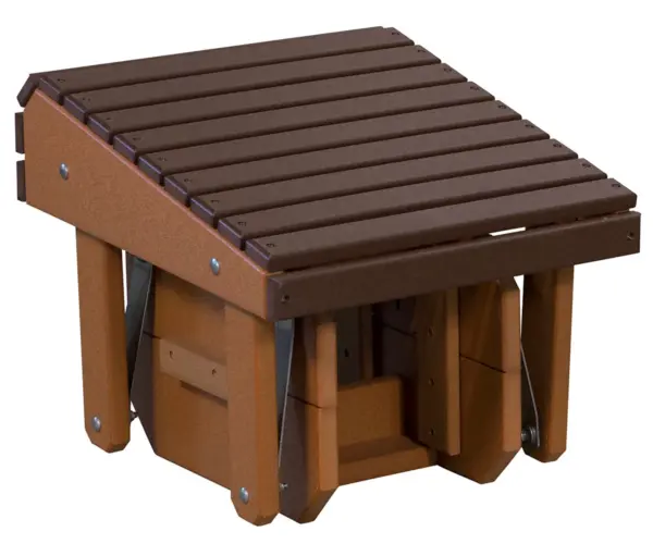 Glider Ottoman Slanted Foot Stool