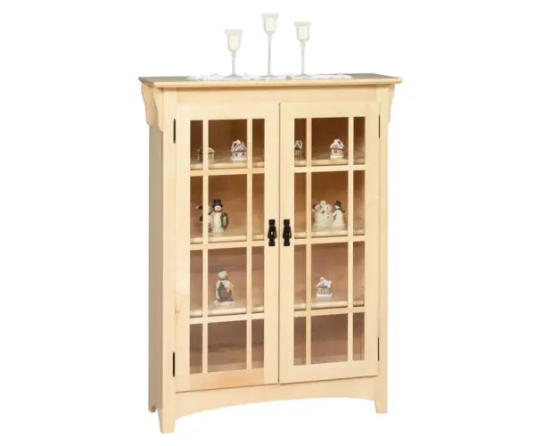 Small Mission Double Door Bookcase