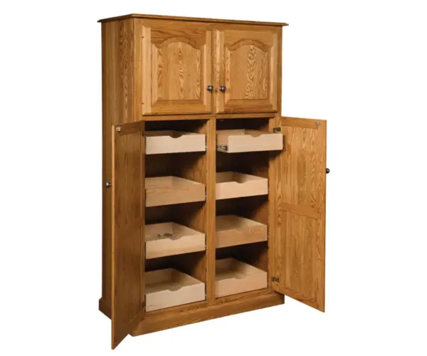 Lux Traditional Pantry With Drawers - 42"W