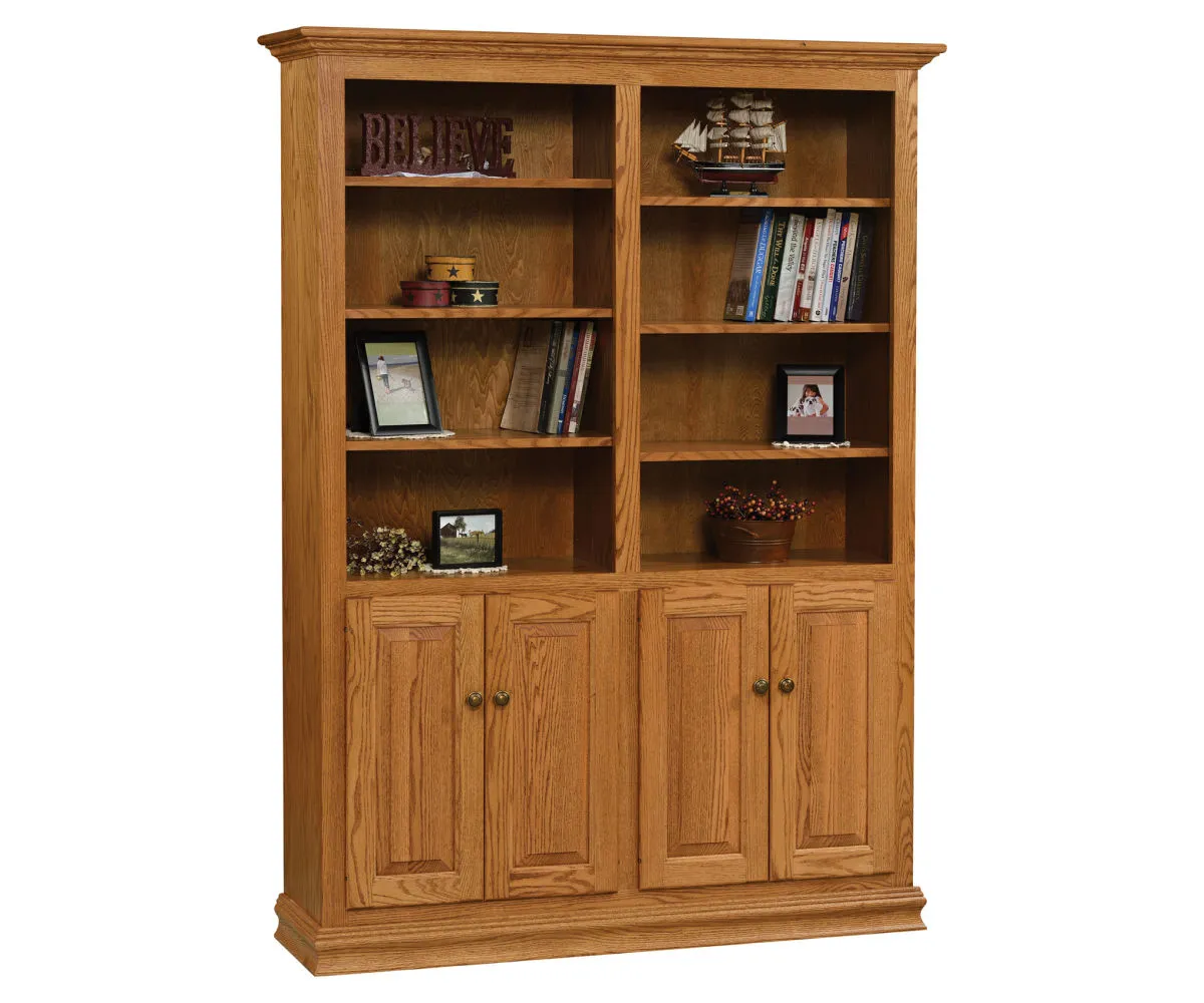 Traditional Bookcase with Doors