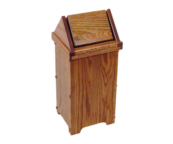 Small Flip Top Trash Bin