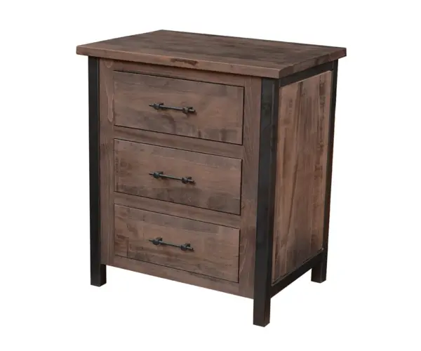 Structura 3 Drawer Nightstand