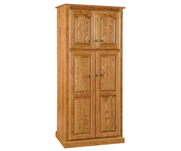 Lux Traditional Pantry With Shelves - 32"W
