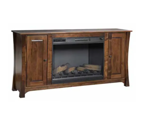 Woodbury Firebox TV Stand